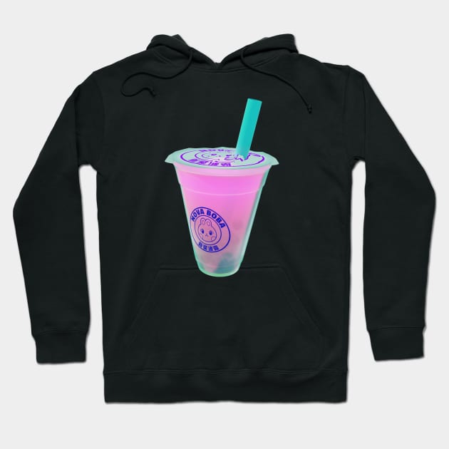 Boba Bubble Milk Tea - Strawberry Hoodie by banditotees